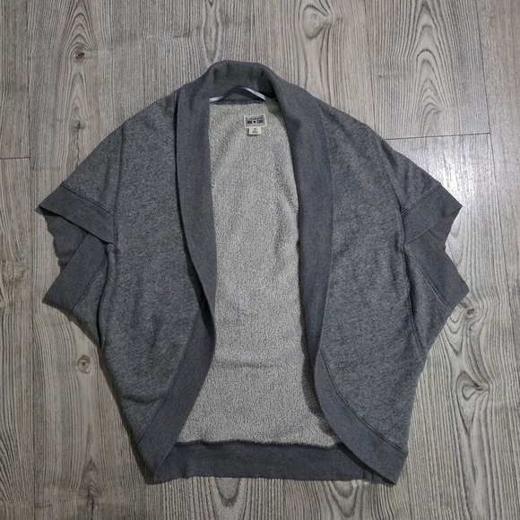 Converse Sweaters - Converse One Star Knit Shrug Cardigan Grey Size XS